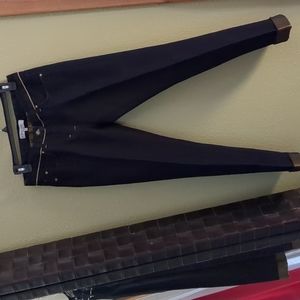 Yves Saint Laurent Rive Gauche stretch Gold Denim